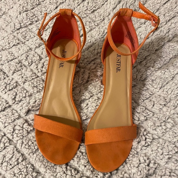 Just Fab Block Heel Sandals - Picture 2 of 5